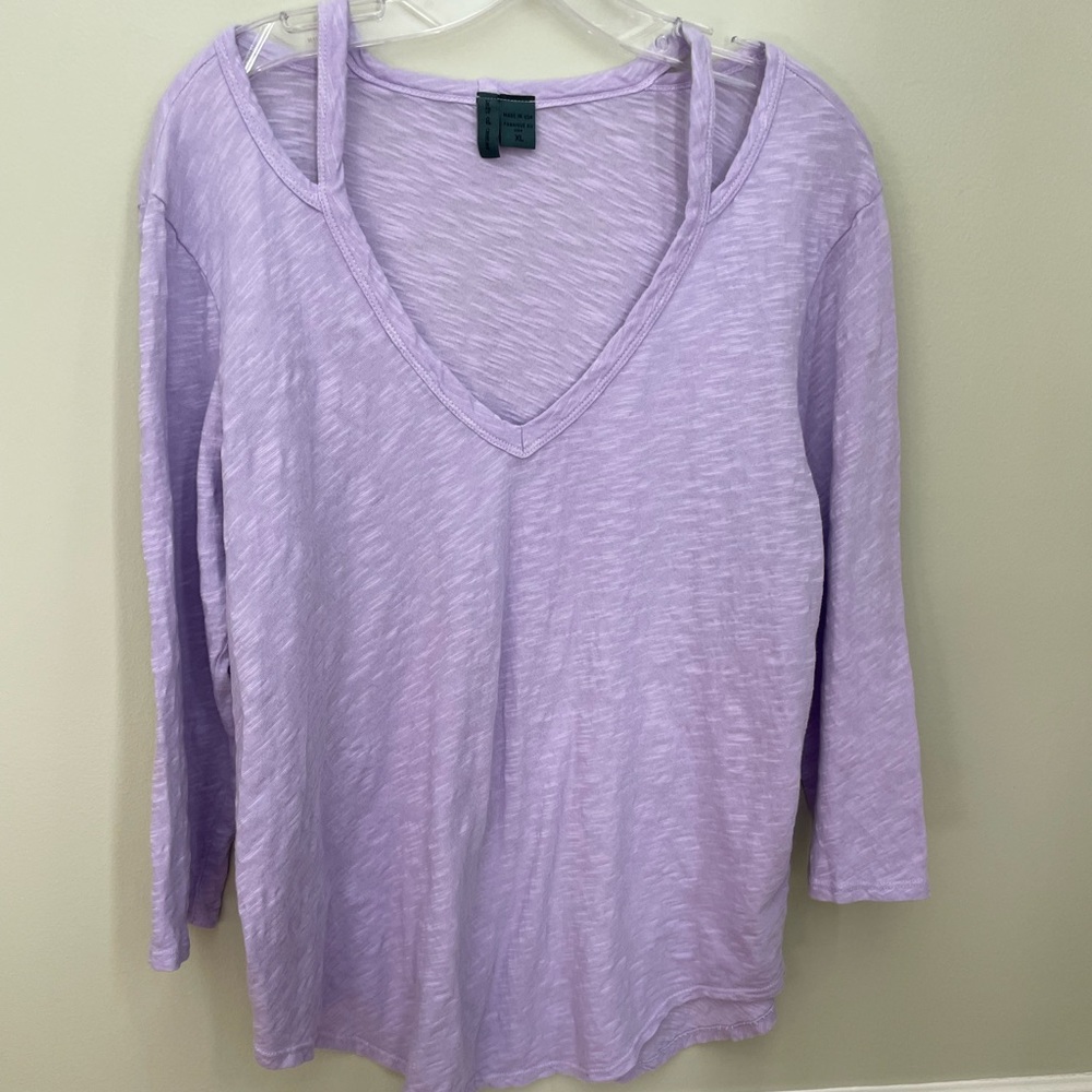 Anthro left of center cold shoulder top